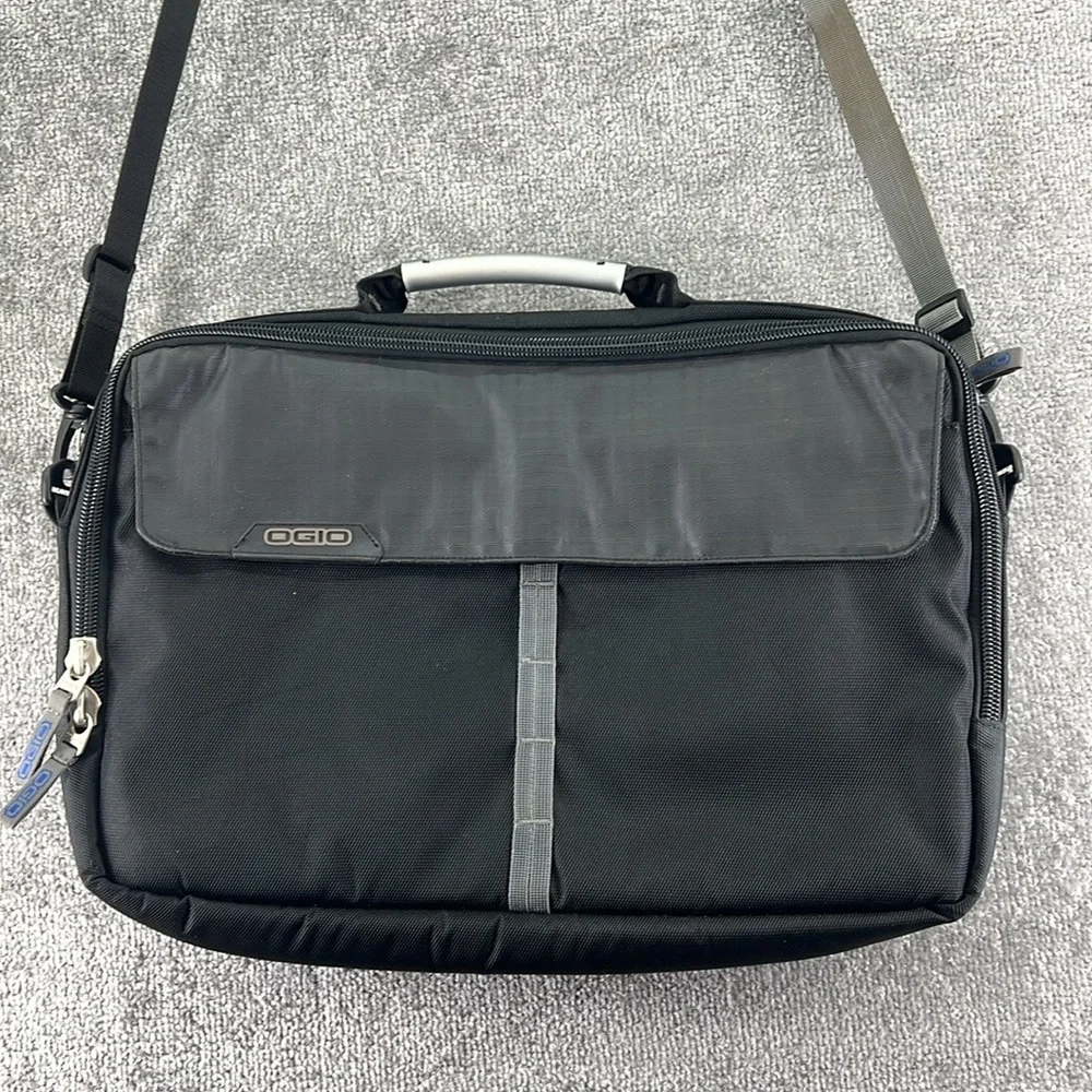 Ogio Laptop Bag Briefcase Messenger Carrying Case Work Business Black Mens